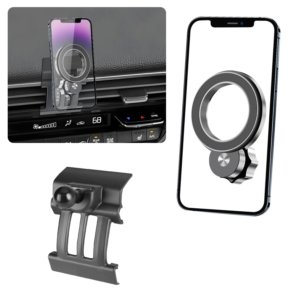 JIEZMO Car Magnetic Phone Mount for Mazda CX-90 CX90 2024 2025 2026 and Mazda CX-70 CX70 2025 2026 Auto Interior Accessories Best Cellphone Holder