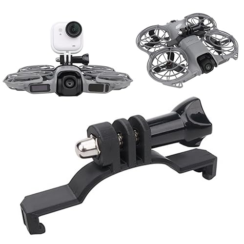 Ferbao Top Mount Expansion Bracket for DJI NEO 2, Fixed Snap-on Clamp Holder for Go Ultra Action Camera