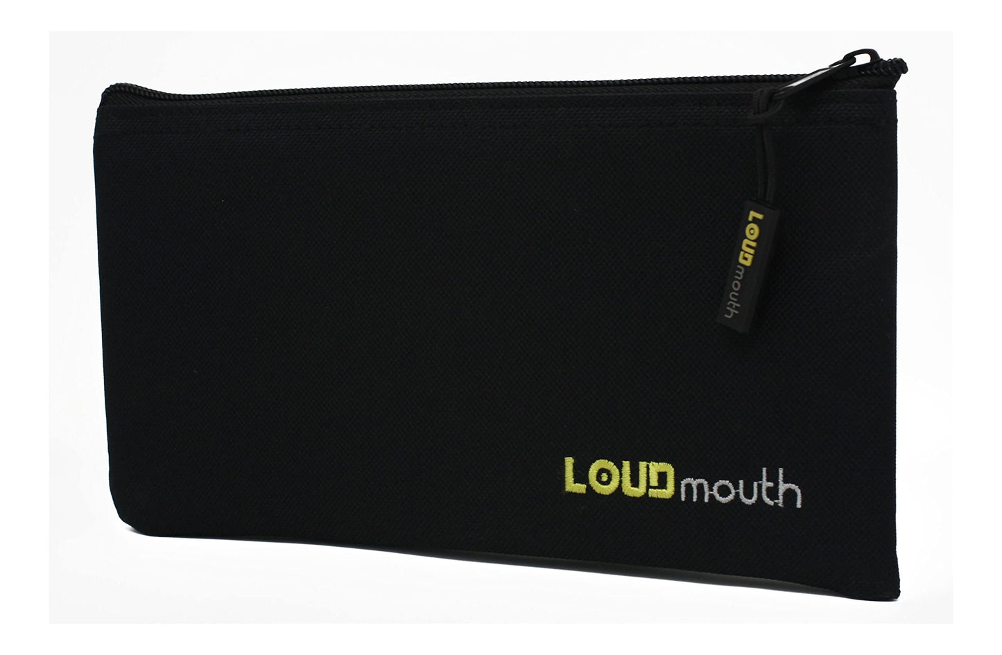 Loudmouth Zippered Pouch for Handheld Wired Microphones | Mic Bag | 9.25" x 5" (1 Pack)
