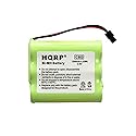 HQRP Cordless Phone Battery Compatible with Panasonic KX-TC1484R, KX-TG2403B, KX-TGM240 Cordless Telephone/Extended/High-Capacity