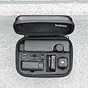 SUREWO Osmo Pocket 3 Mini Case, Portable PU Storage Protective Bag for DJI Osmo Pocket 3 Standard kit and DJI Osmo Pocket 3 Power Expansion Combo