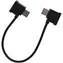 Deal4GO Genuine RC-N1/RC-N2 Remote Controller USB Type-C Cable Replacement for DJI Mavic Mini 2/3/4, Air 2, Air 3, Mavic 3 Drone, Balck
