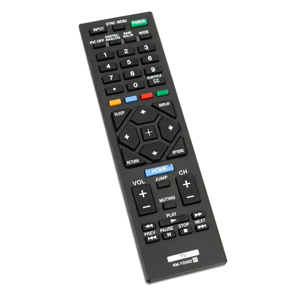 New RM-YD092 Replaced Remote fit for Sony TV KDL-32R400A KDL-40R450A KDL-46R453A KDL-46R450A KDL-40R471A KDL-32R421A KDL-50R450A KDL-40R380B