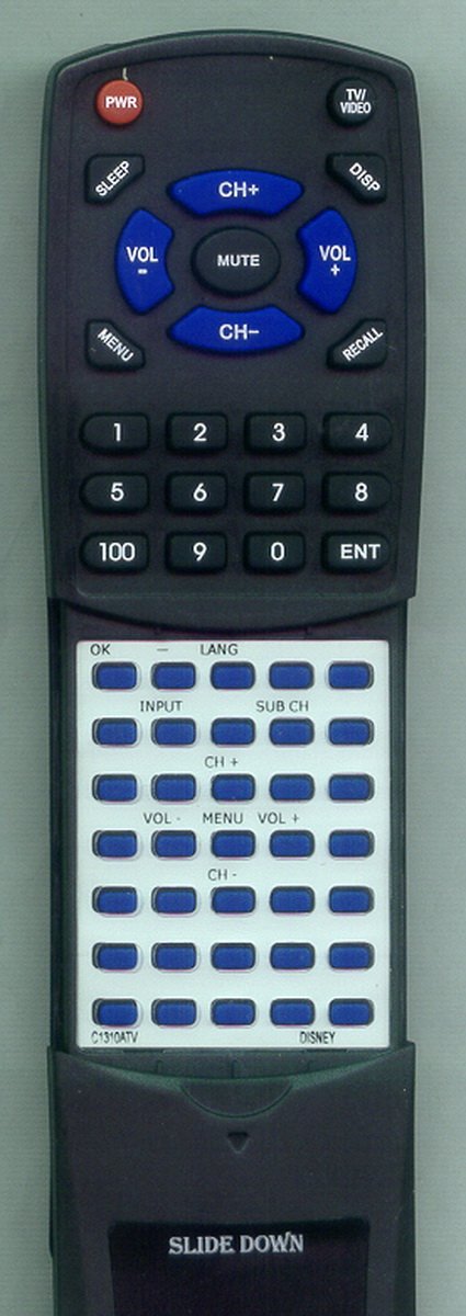 Replacement Remote Control for Disney C1310ATV