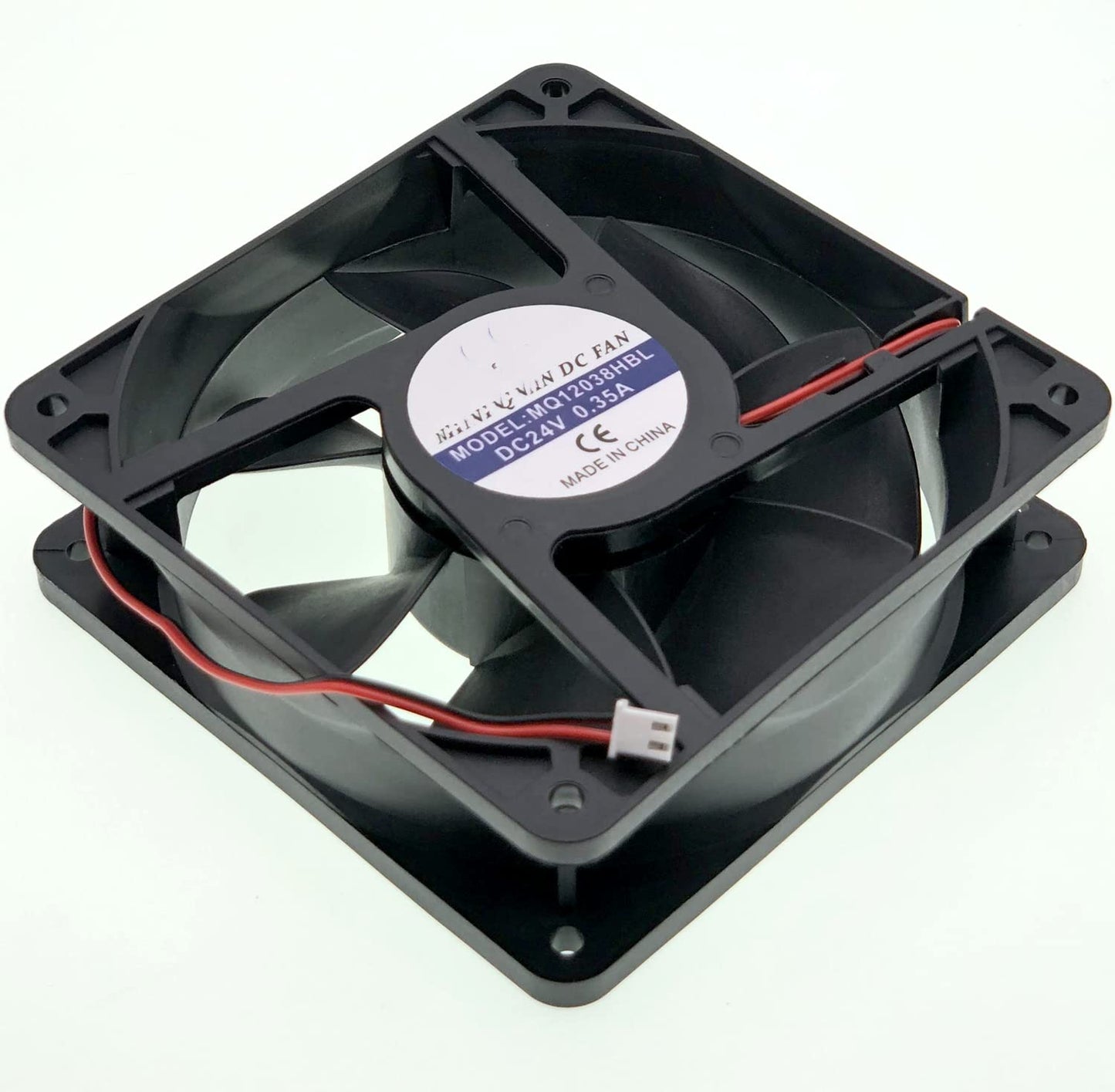 for MQ12038HBL DC24V 0.35A 12CM Cooling Fan DC AXIAL Fan Silent Cooling Fan 2-Pin 2-Wire