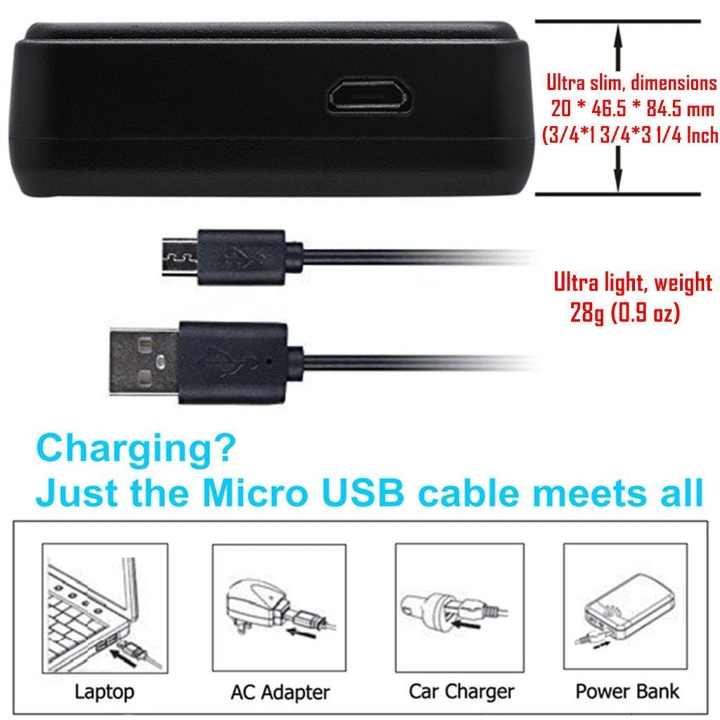 Kastar Slim LCD Charger for Fujifilm NP-50 BC-50 BC-45W and Fuji FinePix F200EXR F75EXR F70EXR F100fd F60fd F50fd XF1 XP100 XP150 XP170 X20 F605EXR
