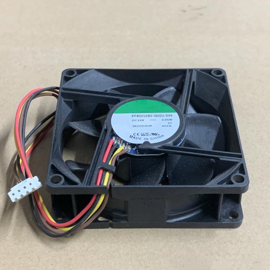 PF80252B2-Q00U-S99 DC 24V 3.05W 80x80x25mm 4-Wire Cooling Fan