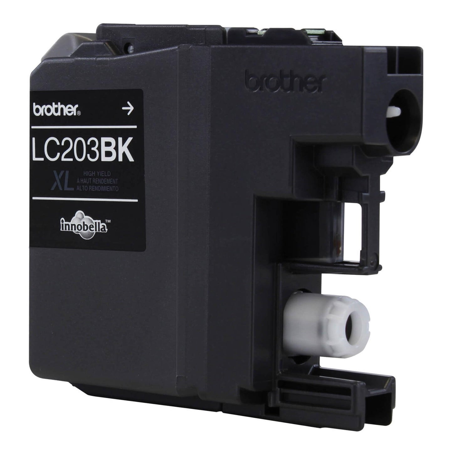 Brother Genuine High Yield Black Ink Cartridge, LC203BK, Replacement Black Ink, Up to 550 Pages, Amazon Dash Replenishment, LC203