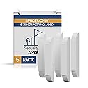 Ring Alarm Magnet Riser | 5 Pack Set with 3M Adhesive - Easy Mount to Any Doorway, Window, and Entryway | Ring Sensor/Magnet Not Included (1/4 inch)