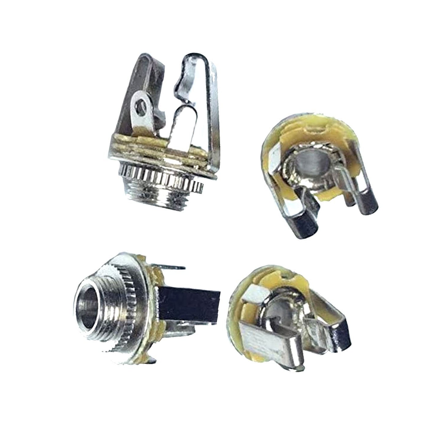 Sopepoyie 3.5mm 1/8 inch Microphone Audio Mono TS Socket Female Connector Panel Mount Adapter 10pcs