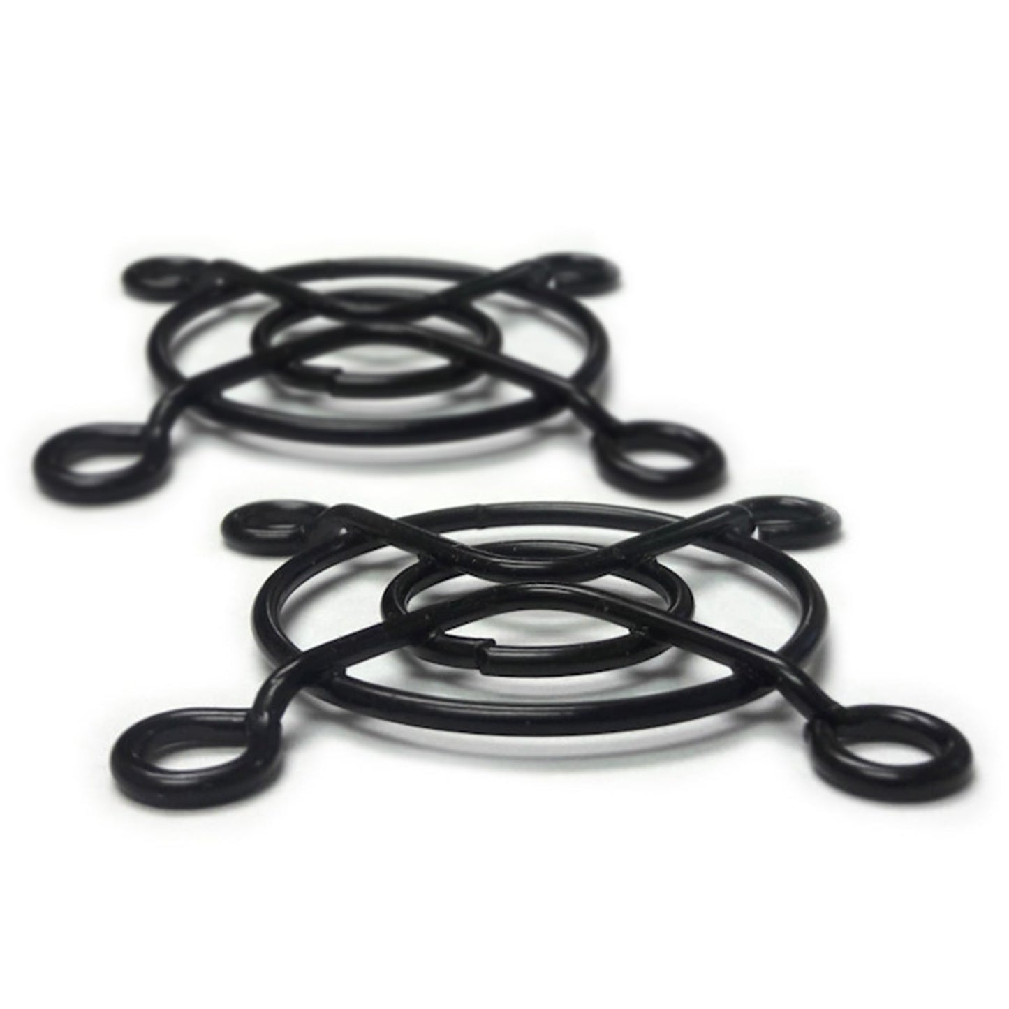 40mm Black Fan Grill (2 Pack)