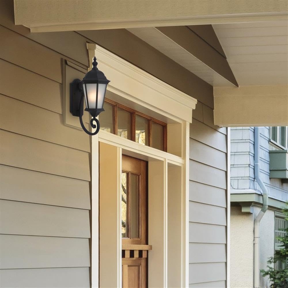 Yosemite Home Decor FL5120BL Brielle Collection Eight-Inch Fluorescent Exterior, 8, Black, 59 Piece