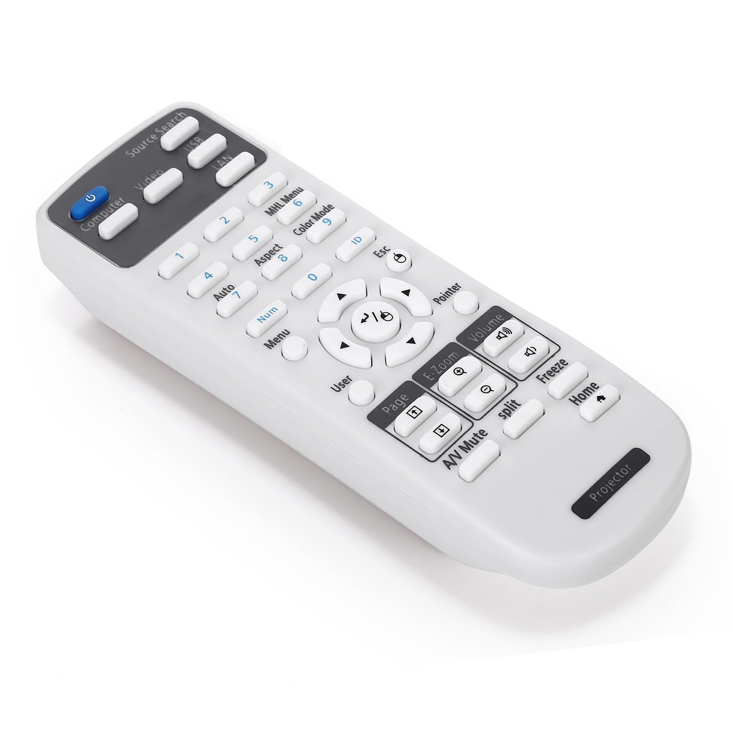 Projector Remote Control 2173589 for Epson BrightLink 675Wi+ 675Wi 680Wi 685Wi+ 685Wi 695Wi+ 695Wi 696Ui 710Ui Home Cinema LS100 PowerLite 670 675W