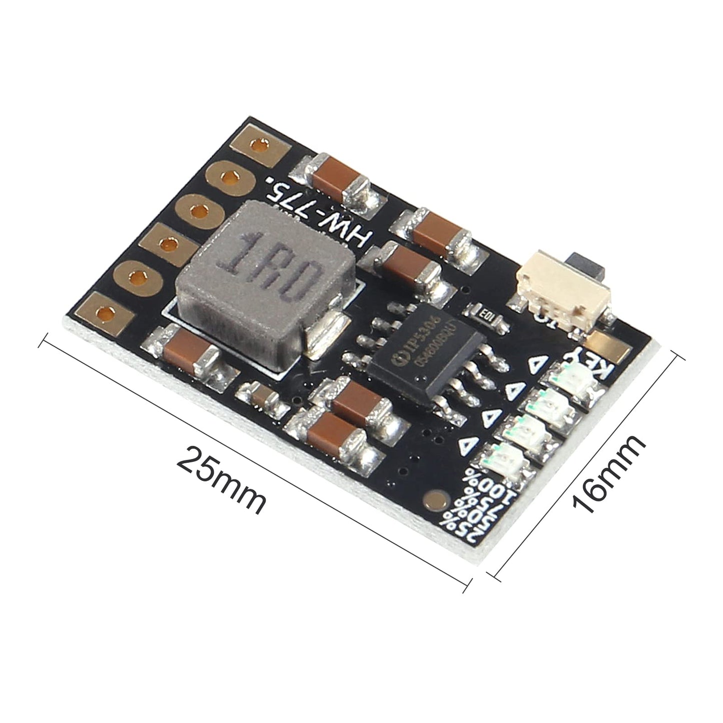 AEDIKO 10pcs 2A 5V Charge Discharge Integrated Module 3.7V 4.2V for 18650 Lithium Battery Charging Boost Mobile Power Protection PCB Board