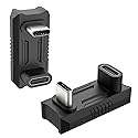 TiMOVO USB C 180 Degree Adapter 2 Pack, 140W Fast PD Charging for ROG Ally/Steam Deck/Lenovo Legion Go Accessories