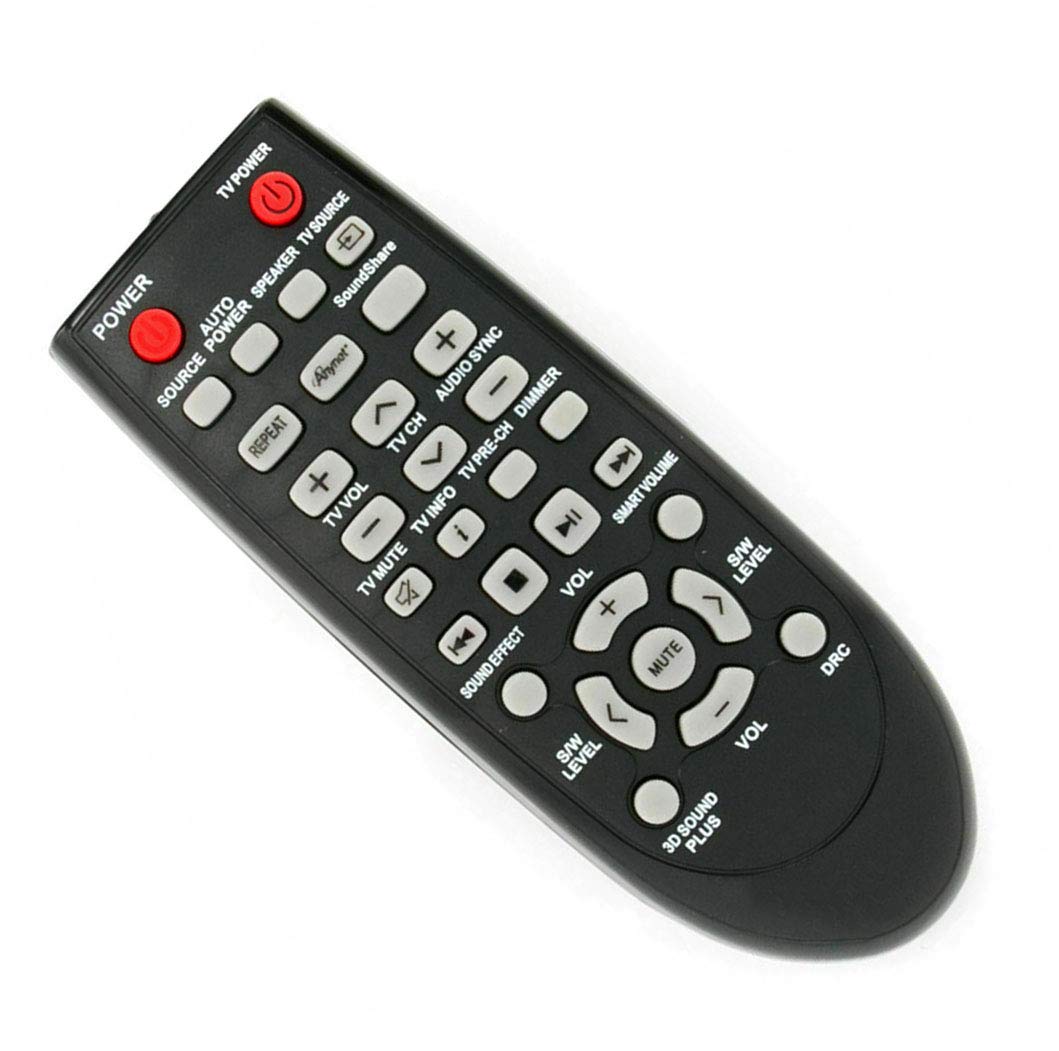 Replaced Remote Control Compatible for Samsung HW-D350/EN HW-D450/EN HW-D450/ZK HW-D551/ZA HW-E550 HW-F350 HW-F550/ZAZZ01 HW-FM45 HW-H551/ZA Home