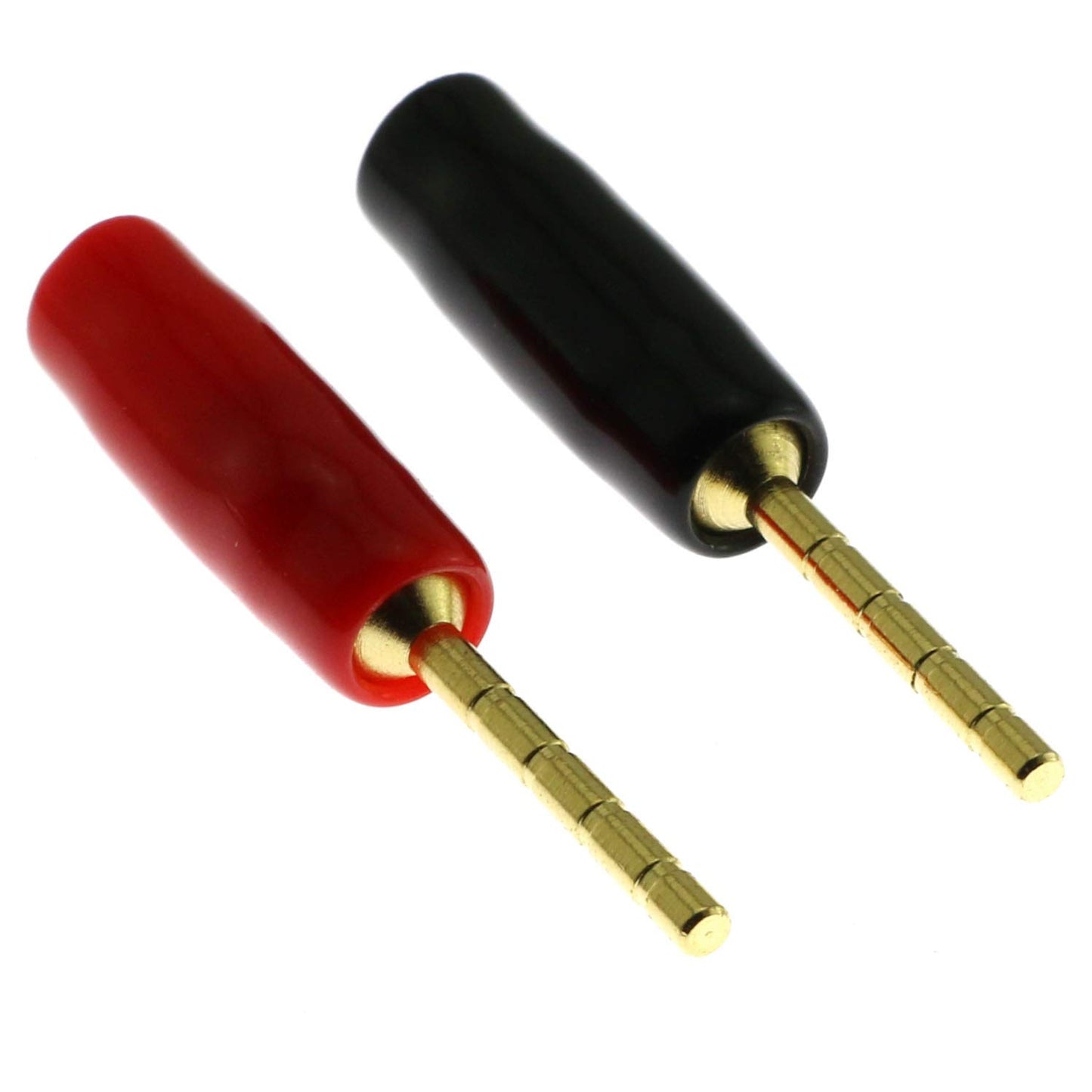 E-outstanding 4PCS Banana Plug Pin Screw Type Speaker Wire Cable Connectors 2mm Gold Plated Banana Plugs