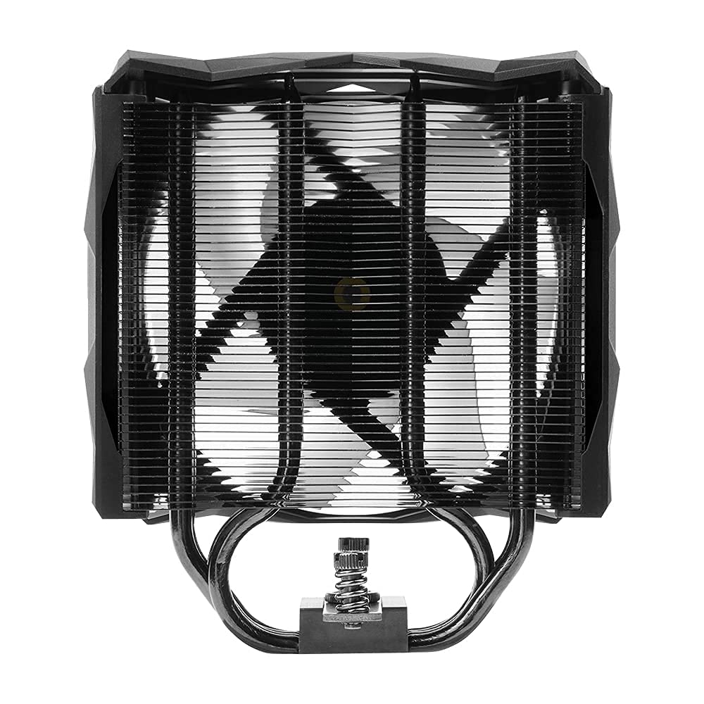Iceberg Thermal IceSLEET G4 Midnight All-Black 4 Nickel-Plated Heatpipes CPU Air Cooler with ARGB 120mm PWM Fan for Intel and AMD (Limited Edition)