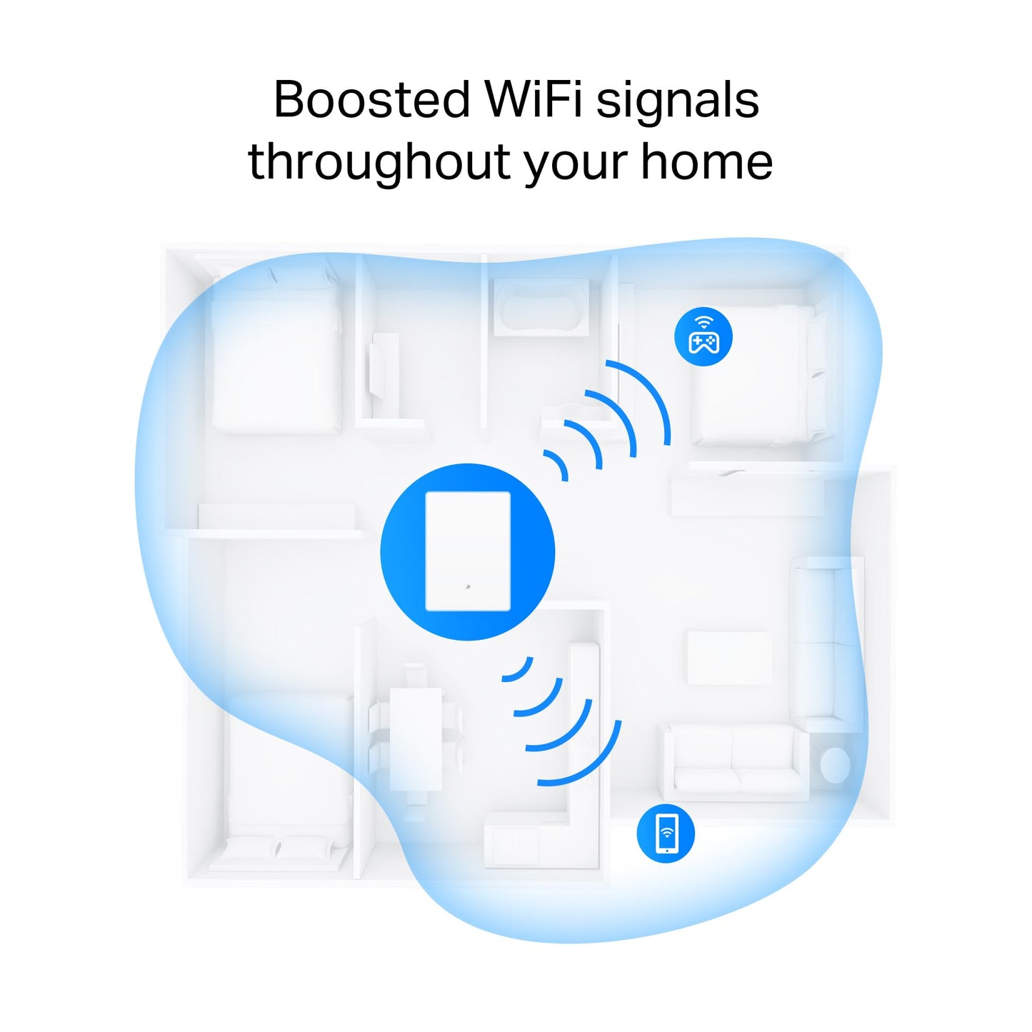 TP-Link AX3000 Wall-Mounted Wi-Fi 6 Router Archer Air R5 | Ultra-Thin & Compact | Dual Band Wi-Fi | Smart Beamforming Antennas | EasyMesh Compatible |
