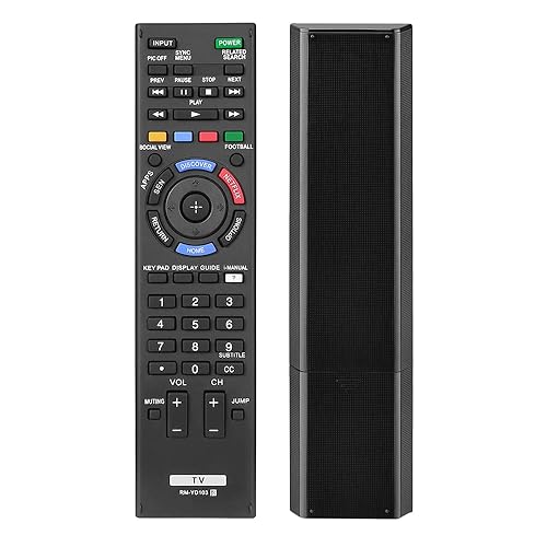 AZMKIMI Universal TV Remote Control Replacement for Sony RM-YD102 RM-YD103 Bravia HDTV LCD LED 3D Smart TV