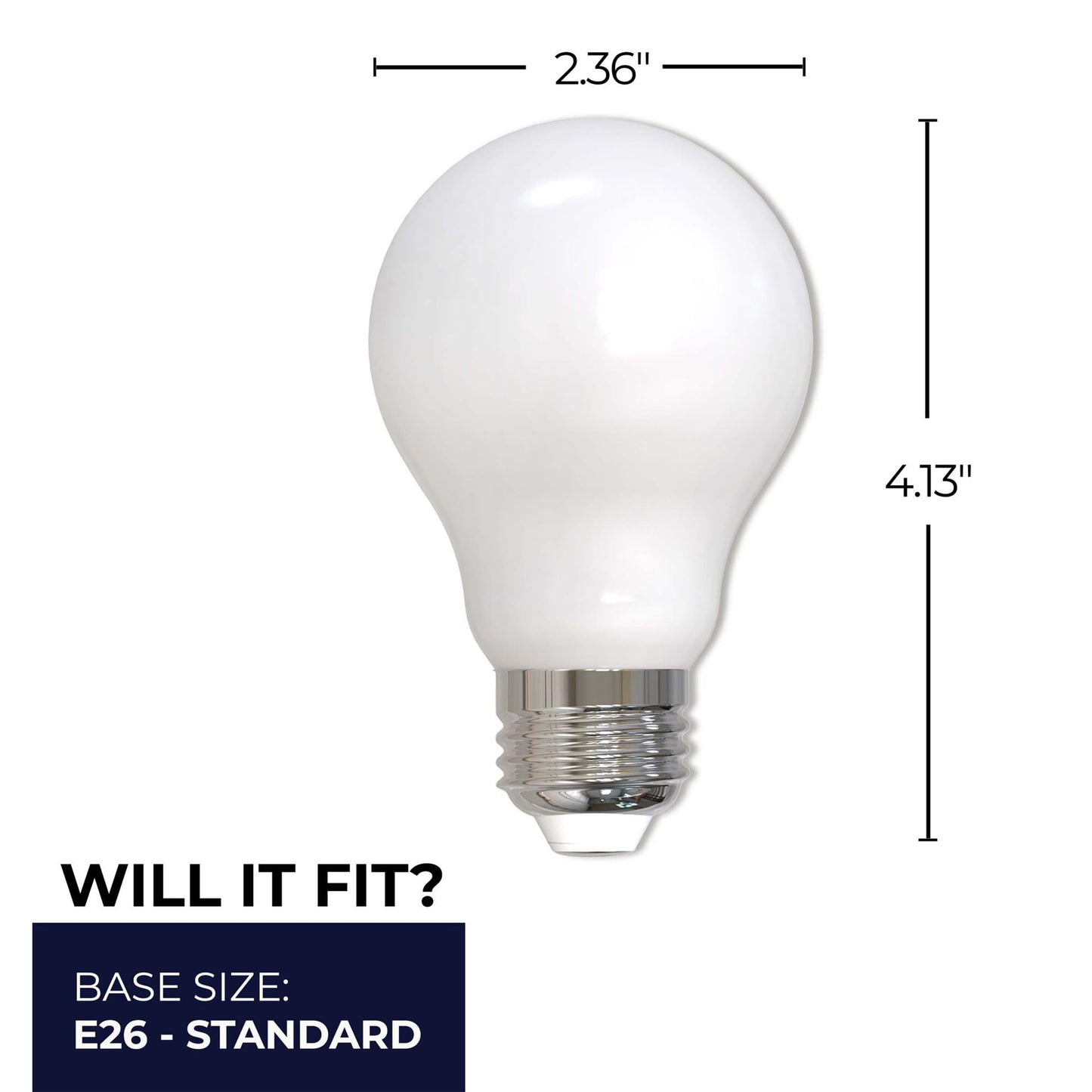 Bulbrite 776918 - LED14A19/27K/FIL/M/3 A19 A Line Pear LED Light Bulb