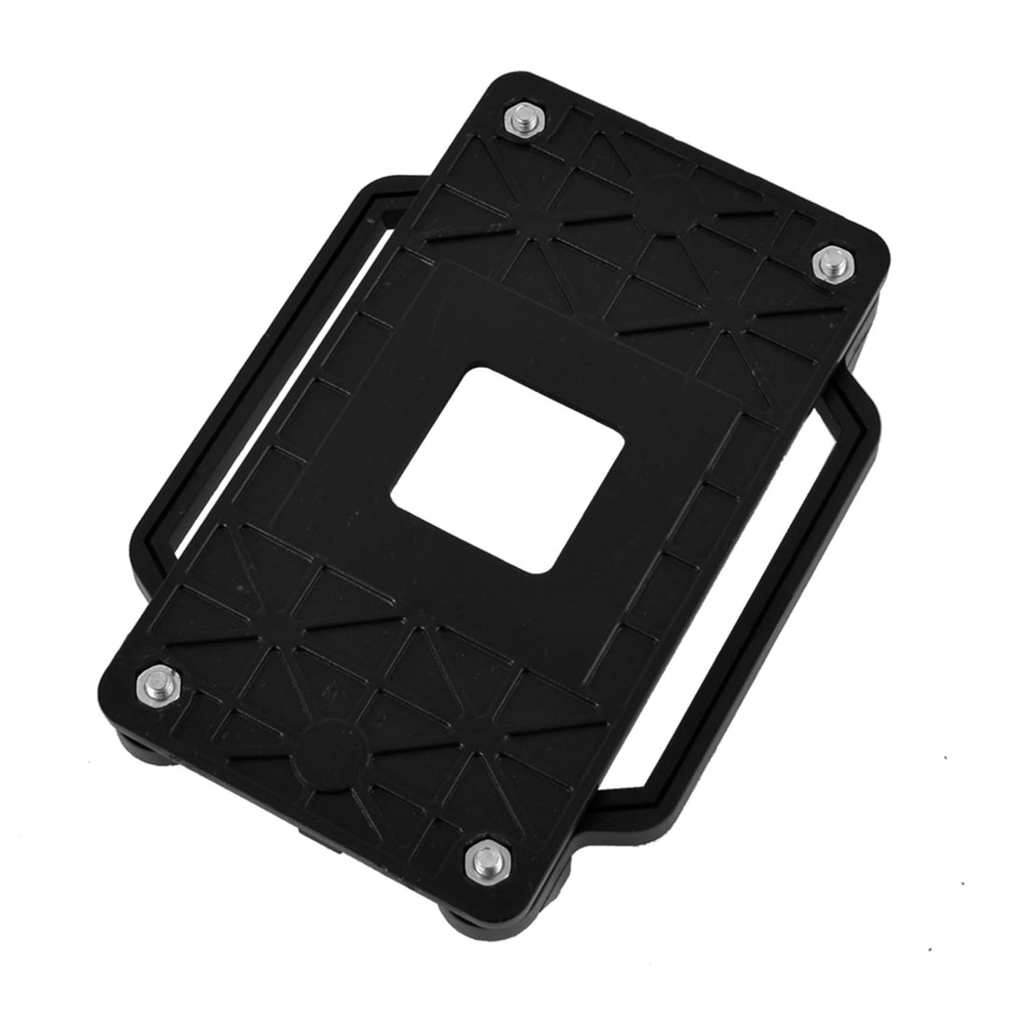 uxcell 2 Piece AMD CPU Fan Bracket Base Heatsink Retention CPU Cooler Mounting Bracket Motherboard Back Plate Holder for AMD AM2 AM3 FM1 FM2 FM2