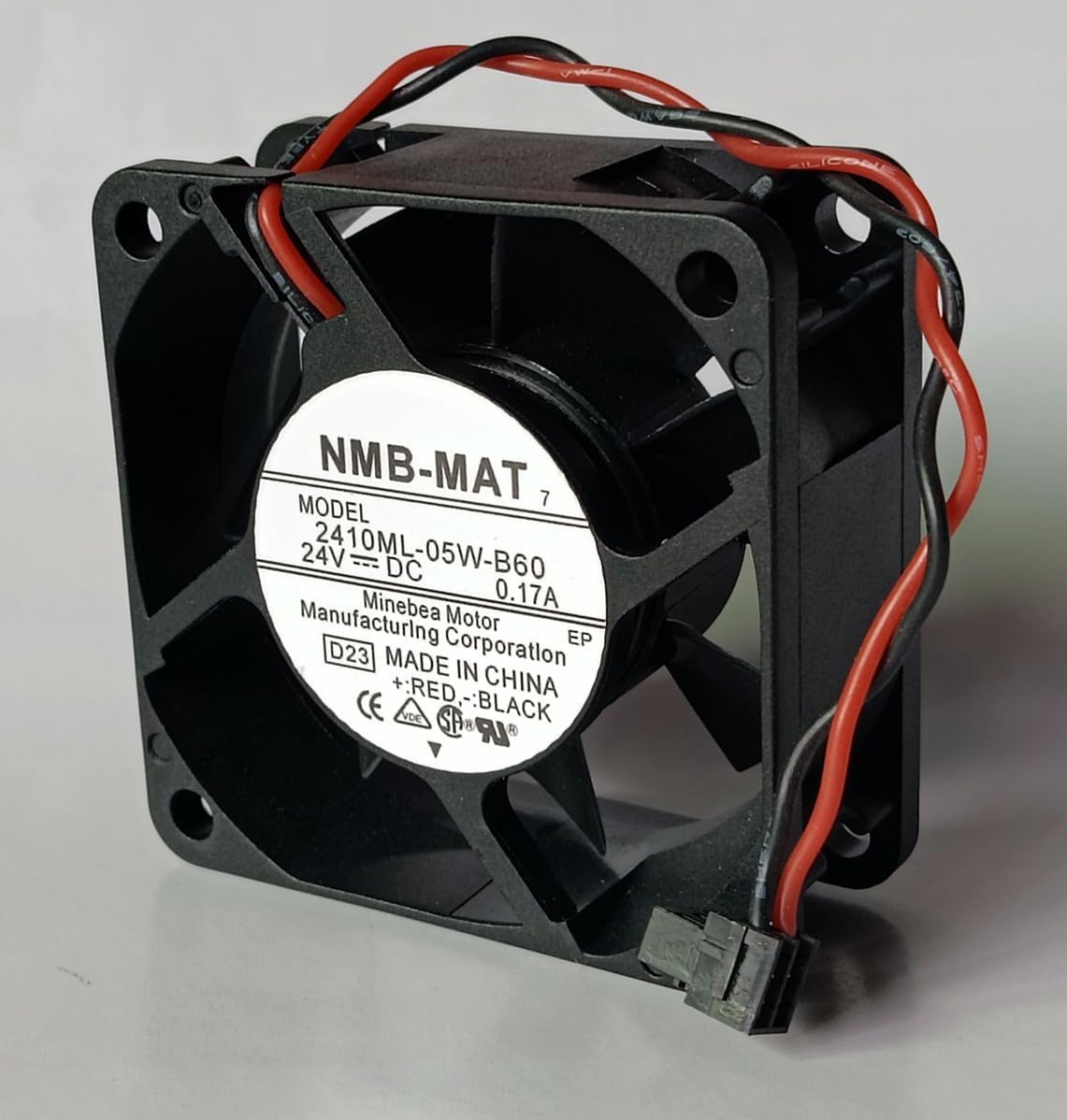 New 2410ML-05W-B60 DC 24V Fan 2410ML-05W-B60 DC24V 0.17A 6CM 6025 Inverter Cooling Fan