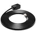 12 Feet Phone Extension Cord for Landline Telephones • High End Quality RJ11 Phone Cable • Pure Copper • 50 Micron Gold Contacts • Strong Thick Outer
