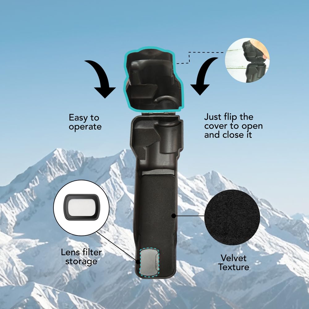 Foto&Tech DJI Osmo Pocket 3 Cover Case Storage Box Compatible with DJI Osmo Pocket 3 Handheld Camera Portable Osmo Pocket 3 Case