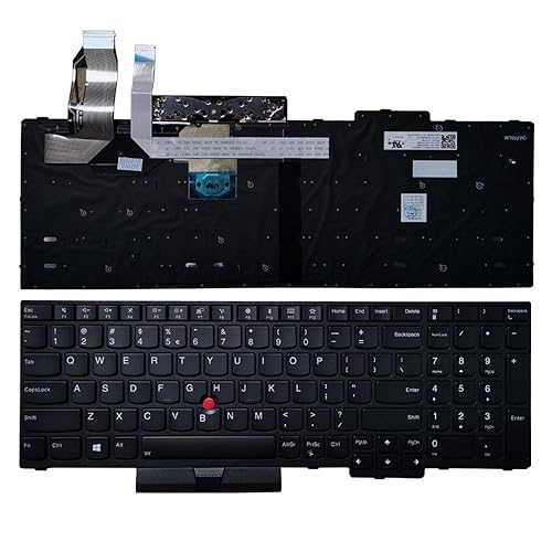New Laptop Replacement Keyboard Fit Lenovo ThinkPad E580 E585 NO.01YP560 US Layout No Backlight
