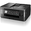 Brother MFC-J1010DW Wireless Color Inkjet All-in-One Printer with Mobile Device and Duplex Printing, Refresh Subscription and Amazon Dash