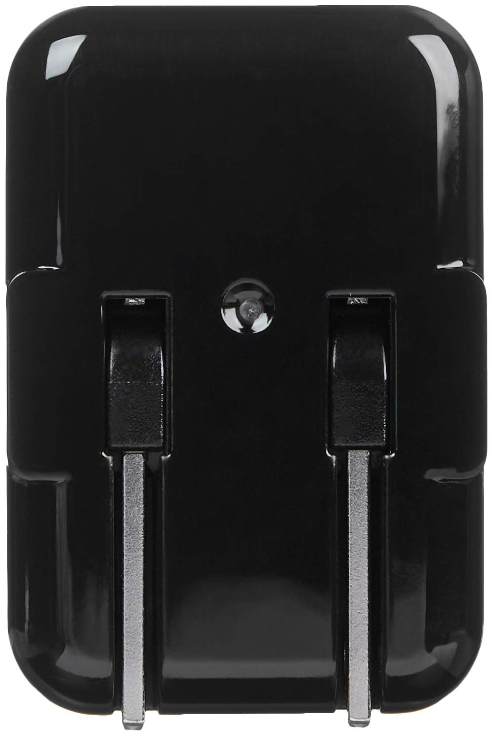 Amazon Basics 12W One Port USB-A Portable Wall Charger (2.4A) for Phones (iPhone 16/15/14/13/12/11/X, Samsung, and more), 2-Pack, Black