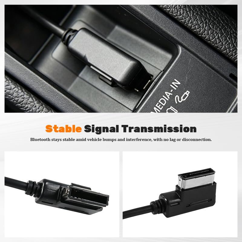 Blogotion Bluetooth Adapter Music Interface Cable, Stable Signal & Lossless Sound Quality, Plug and Play, Wide Compatibility for Wireless Audio