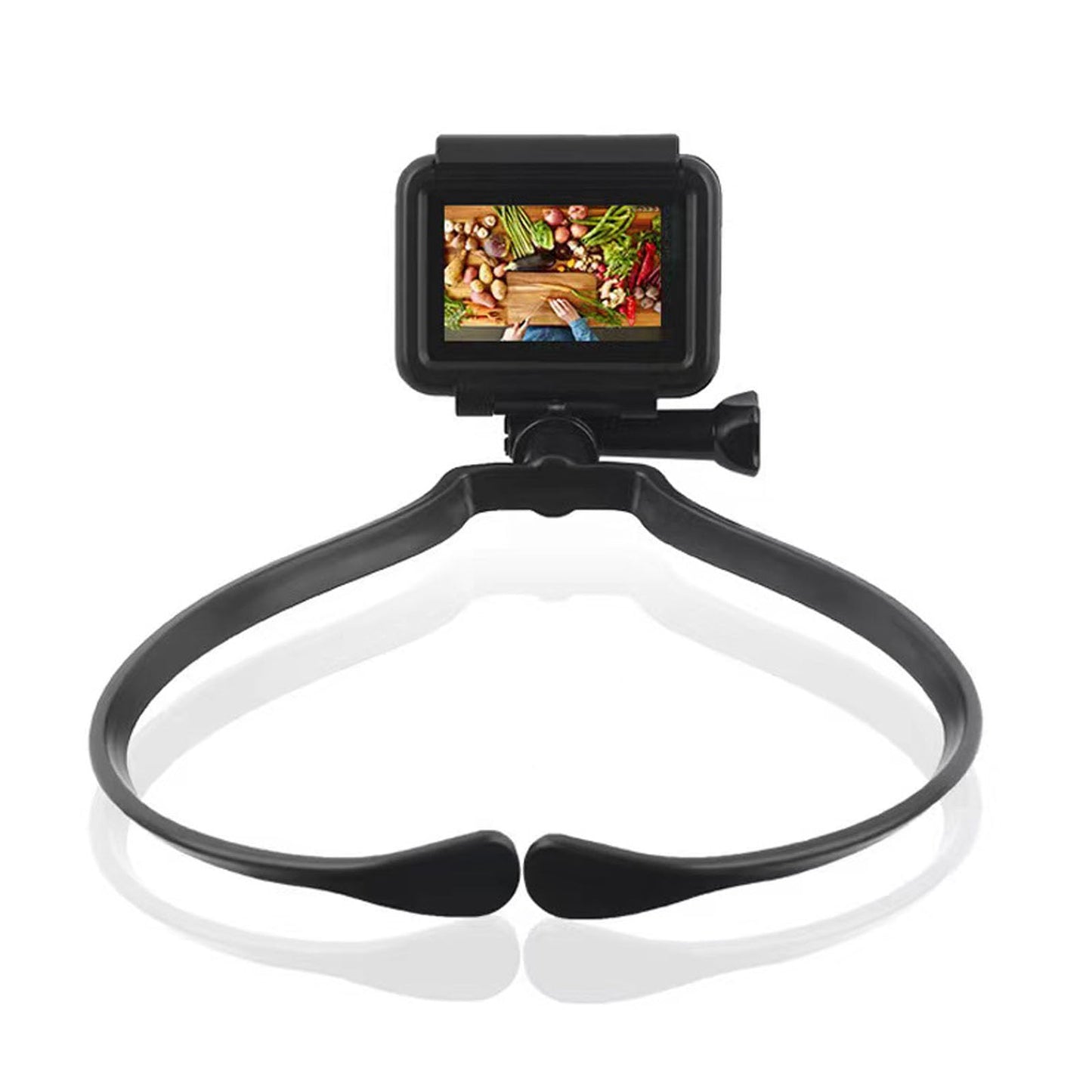 Neck Mount Necklace POV Action Camera Phone Holder Lanyard Strap for GoPro 12 11 10 9 Insta 360 Ace Pro DJI Osmo Action 4 3 AKASO Brave iPhone 15 14