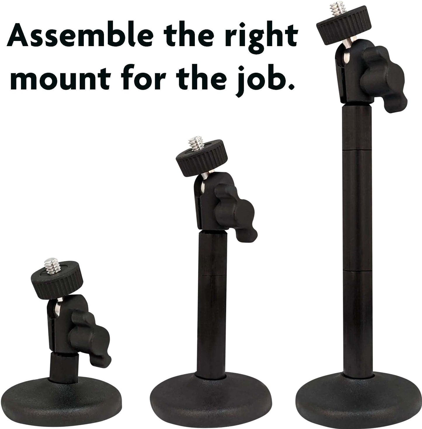 Panavise Universal CCTV Mount Black 2.25 x 3.25 x 4.25