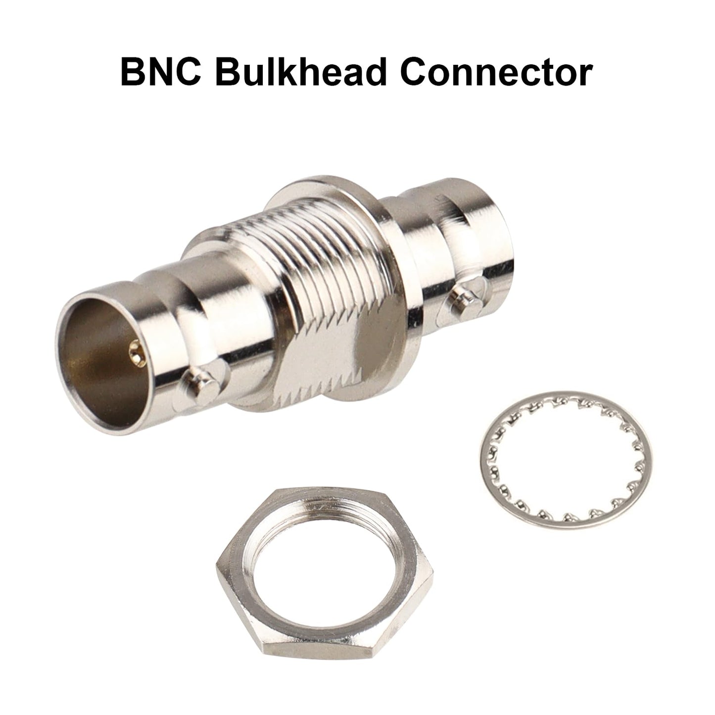XRDS -RF 2PCS 75 Ohm BNC Female to BNC Female SDI Connector, Adapter for HD-SDI/3G-SDI/4K/8K SDI Video Camera Cable