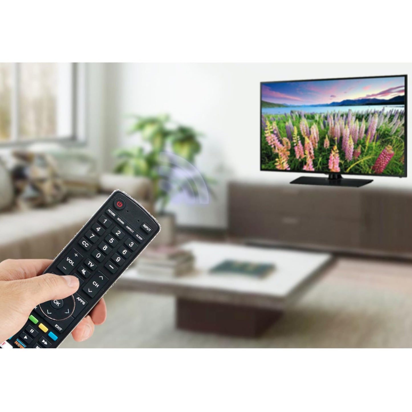 EN3139S Replace Remote Applicable for Sharp TV LC-55P6000U LC-65P6000U LC-50P7000U LC-55P7000U LC-65P7000U LC-50P8000U LC-55P8000U LC-65P8000U