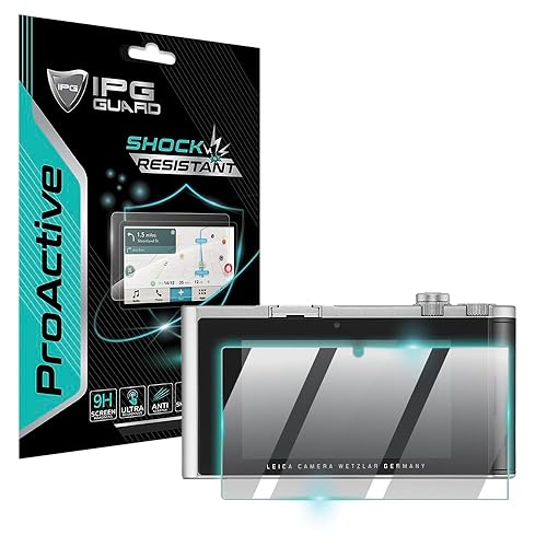 IPG ProActive for Leica TL2 Camera Display (2 Units) 9H Hardness Screen Protector Nano Ceramic Film Ultra Responsive High Clarity Smudge & Shock Proof