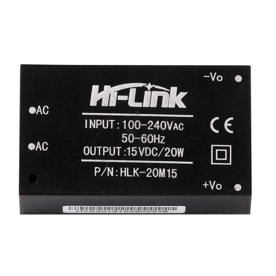 HI-Link HLK-20M15 AC-DC 220V to 15V 20w Step-Down Power Supply Module Intelligent Household Switch Power Supply Module (10 PCS)