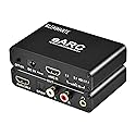 eARC Audio Extractor HDMI ARC Audio Converter eARC to HDMI Audio Optical/SPDIF RCA L/R 3.5mm Jack Digital to Analog Adapter