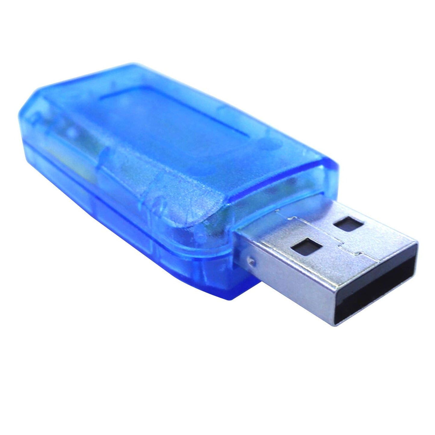 AJDPOI USB Audio Adapter 3.5mm Headphone and Microphone Jacks External Stereo Sound Card Plug and Play No Drivers Needed Compatible Windows, Mac