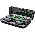 VOLTSTECH Bluetooth Wireless Headphones,TWS F9 with Noise canceling Earbuds with Mic HiFi Stereo Waterproof Sports Headset for Cell Phones and pc…