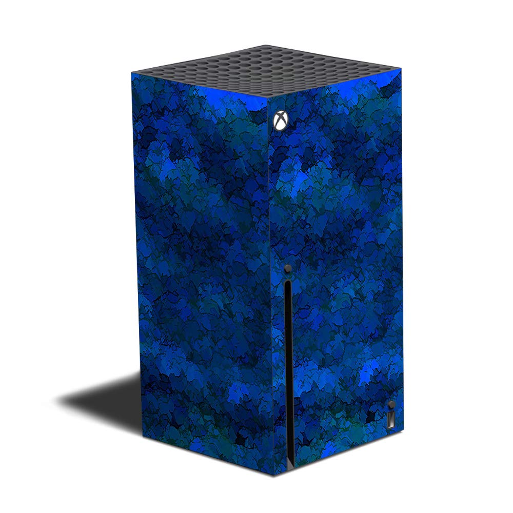 Mighty Skins Skin Compatible with Xbox Series X - Blue Ice | Protective, Durable, and Unique Vinyl Decal wrap Cover | Easy to Apply, Remove,