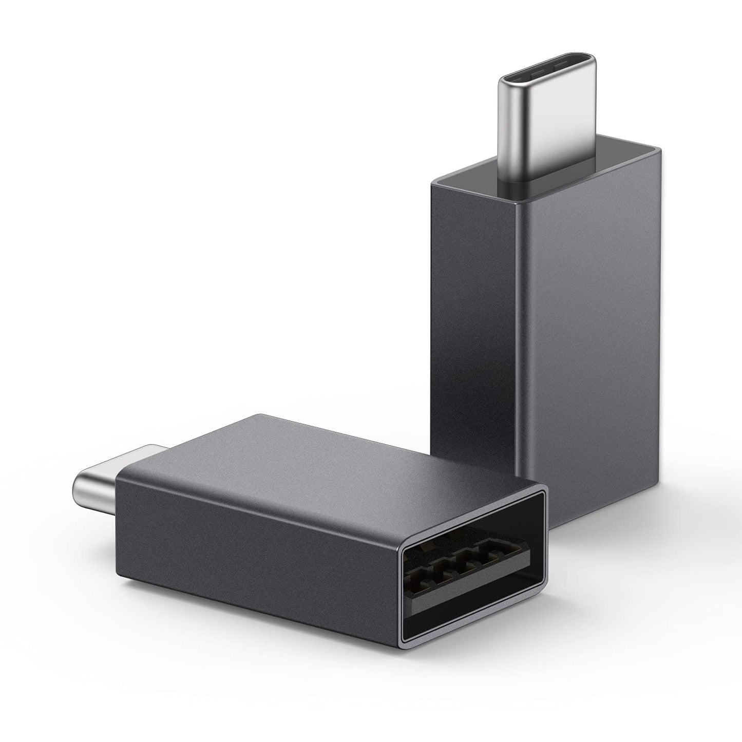 nonda USB C to USB 3.0 Adapter (2 Pack), Fit Side-by-Side USB C Adapter, USB C to USB Female 3.0 Adapter for iMac 2021, MacBook Pro 2021/20, MacBook…