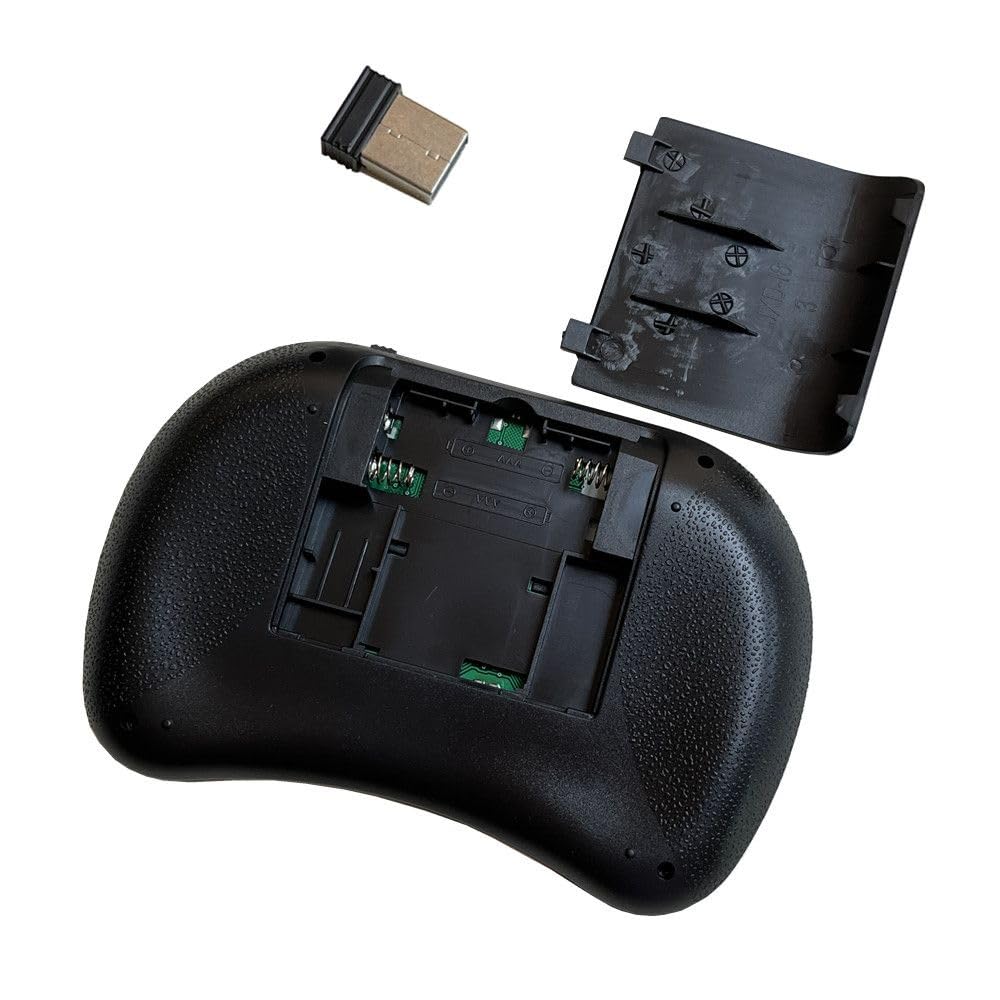 Mini Keyboard i8 2.4G Mouse Wireless with Touchpad, Tricolor Backlight Handheld Remote for Android TV Box (English Version)