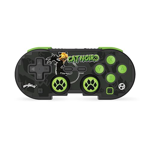Hyperkin - Limited Edition Pixel Art Bluetooth Controller - Miraculous Edition (Cat Noir) - Officially Licensed for Nintendo Switch 2