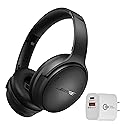 Bose QuietComfort Bluetooth Headphones, Wireless Headphones with Active Over Ear Noise Cancelling and Mic, + Green Extreme 20W 2-Port Wall Charger…