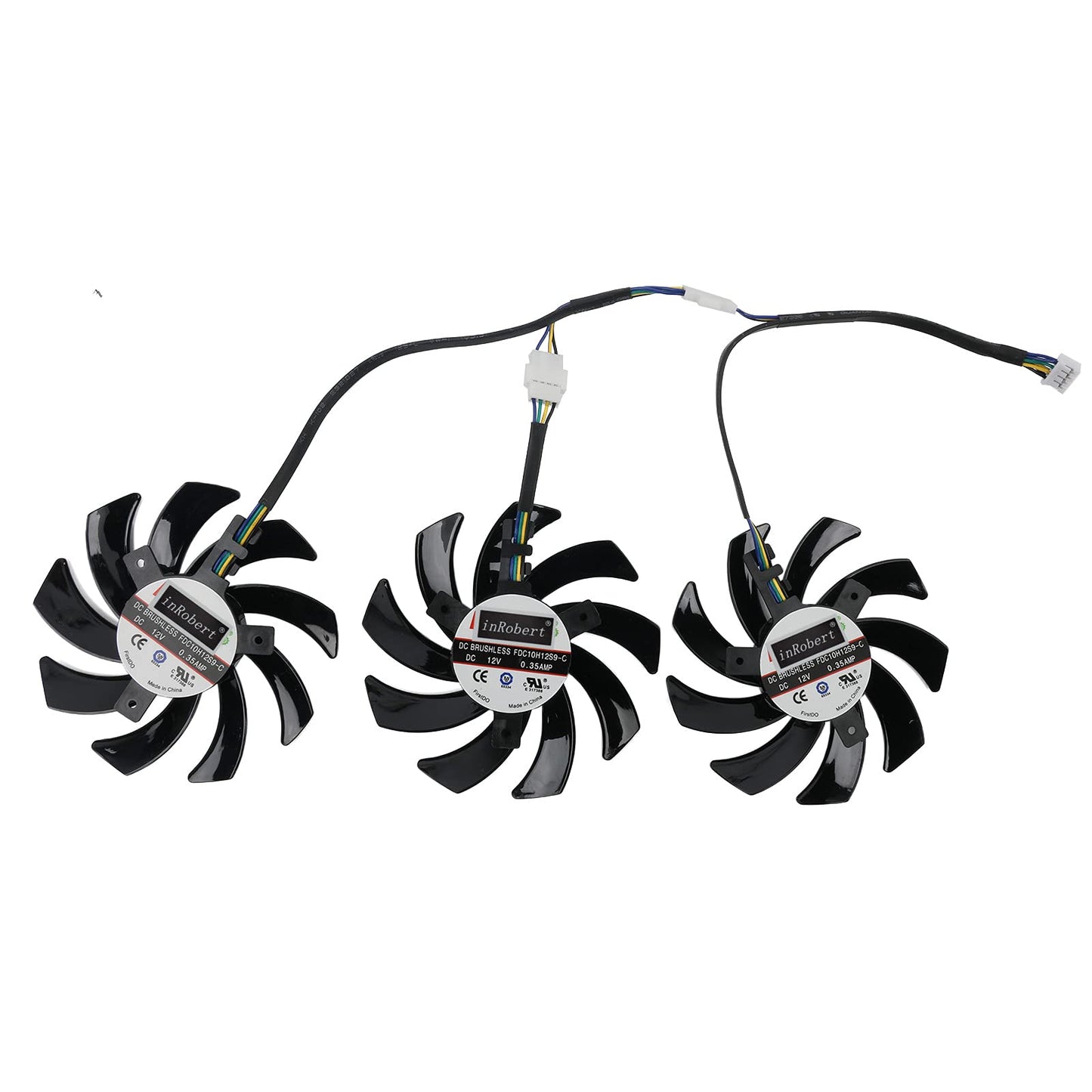 inRobert 85mm R9 390X GPU Cooling Fan for Sapphire Radeon R9 390 Nitro/R9 290X Tri-X Graphics Card Fan