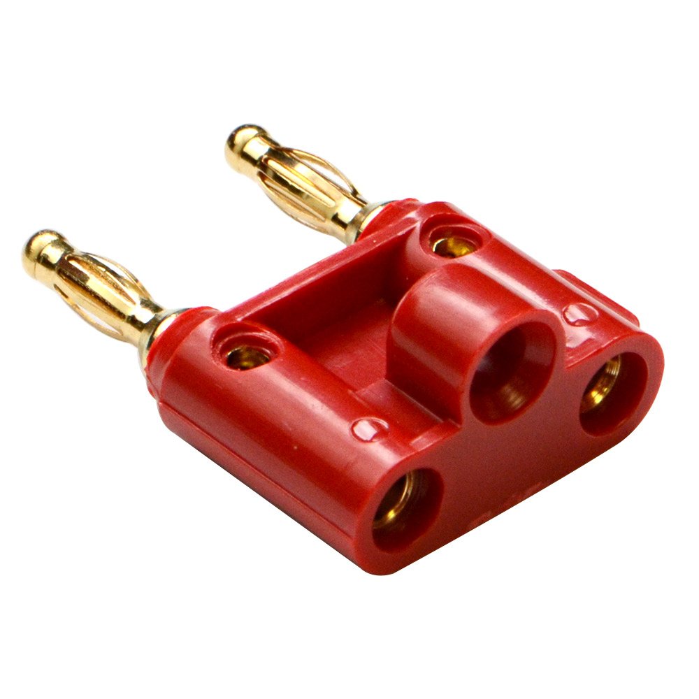 Seismic Audio - Pack of 20 (10 Red & 10 Black) Banana Plugs Gold Speaker Cable Connectors - Plugs