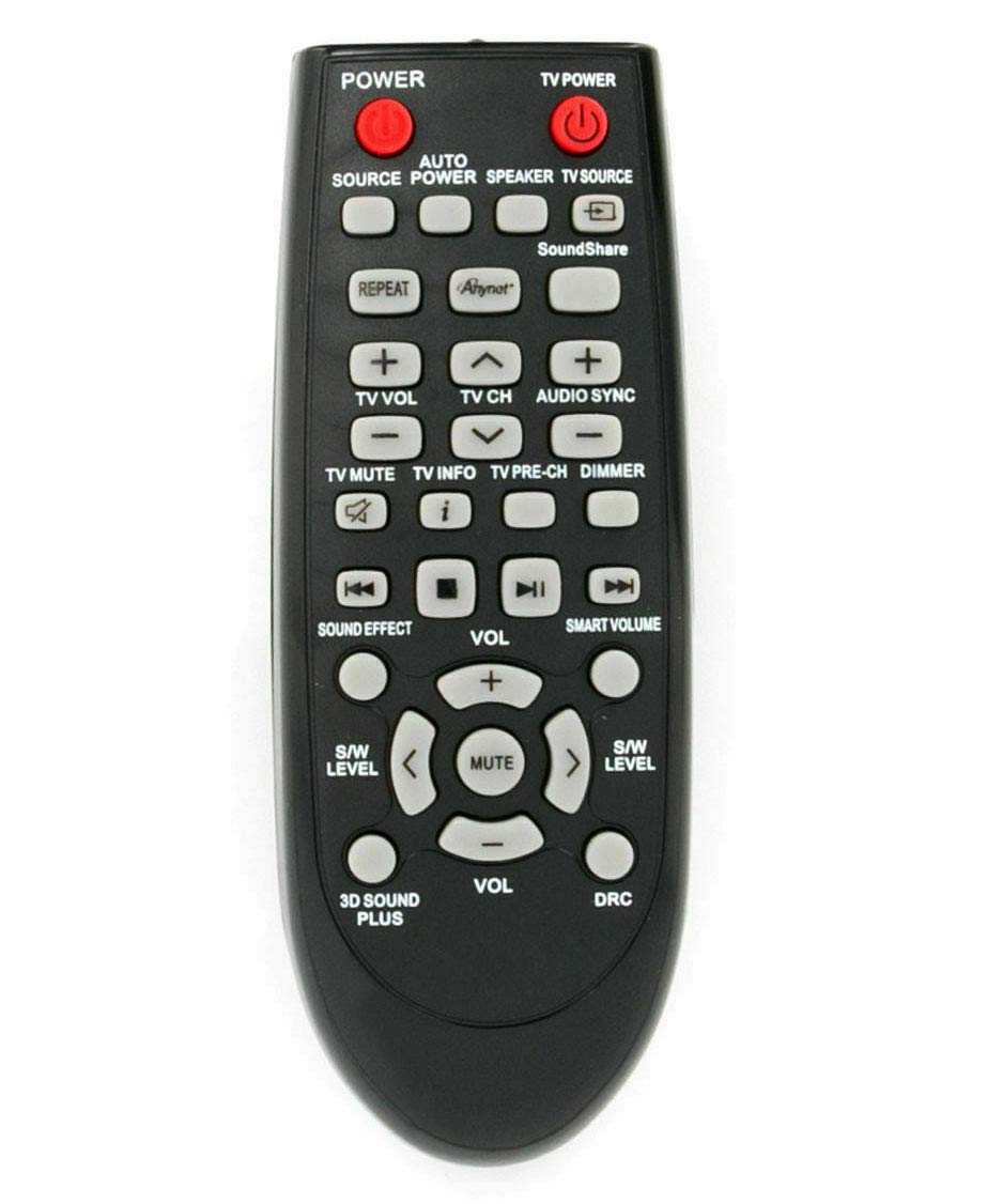 Replaced Remote Control Compatible for Samsung HW-450 AH59-02547B HW-D450/ZA HW-D450/ZC HW-D551 HW-D570/ZF HW-E450ZA HW-F355 HW-F750/ZAZZ01 Home